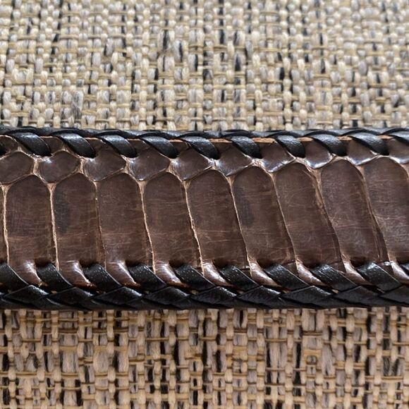 Snakeskin (?) handmade belt - Picture 3 of 8